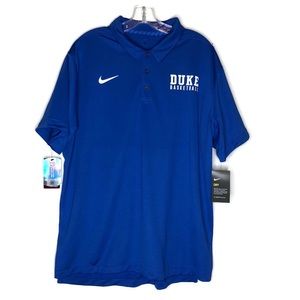 SOLD Mens Nike Blue Duke Basketball Polo Shirt